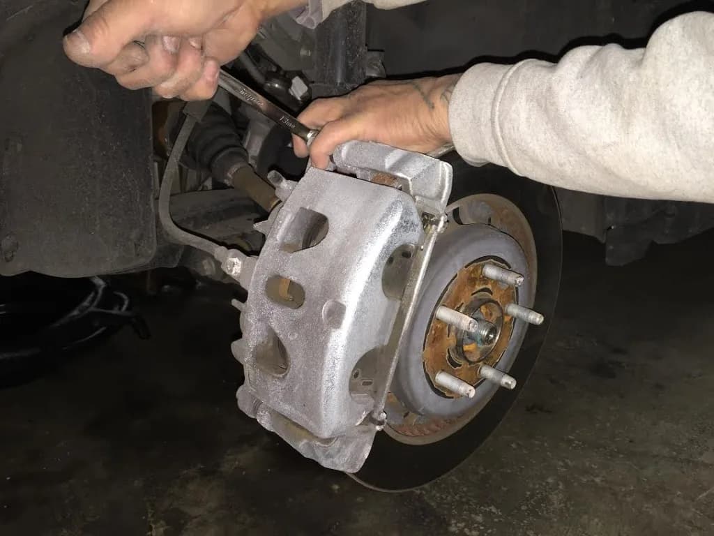 Professional brake caliper service with Snap-on tools at Jack's Auto Repair