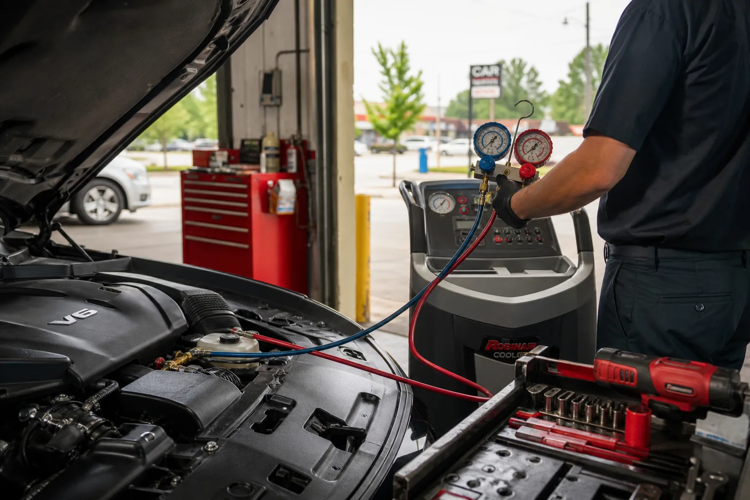 A/C and cooling system service before Michigan summer at Jack's Auto Repair