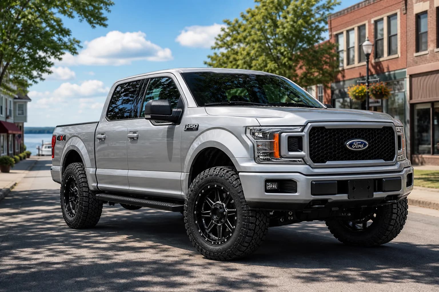 Ford F-150 with custom wheels ready for summer driving — road-trip prep at Jack's