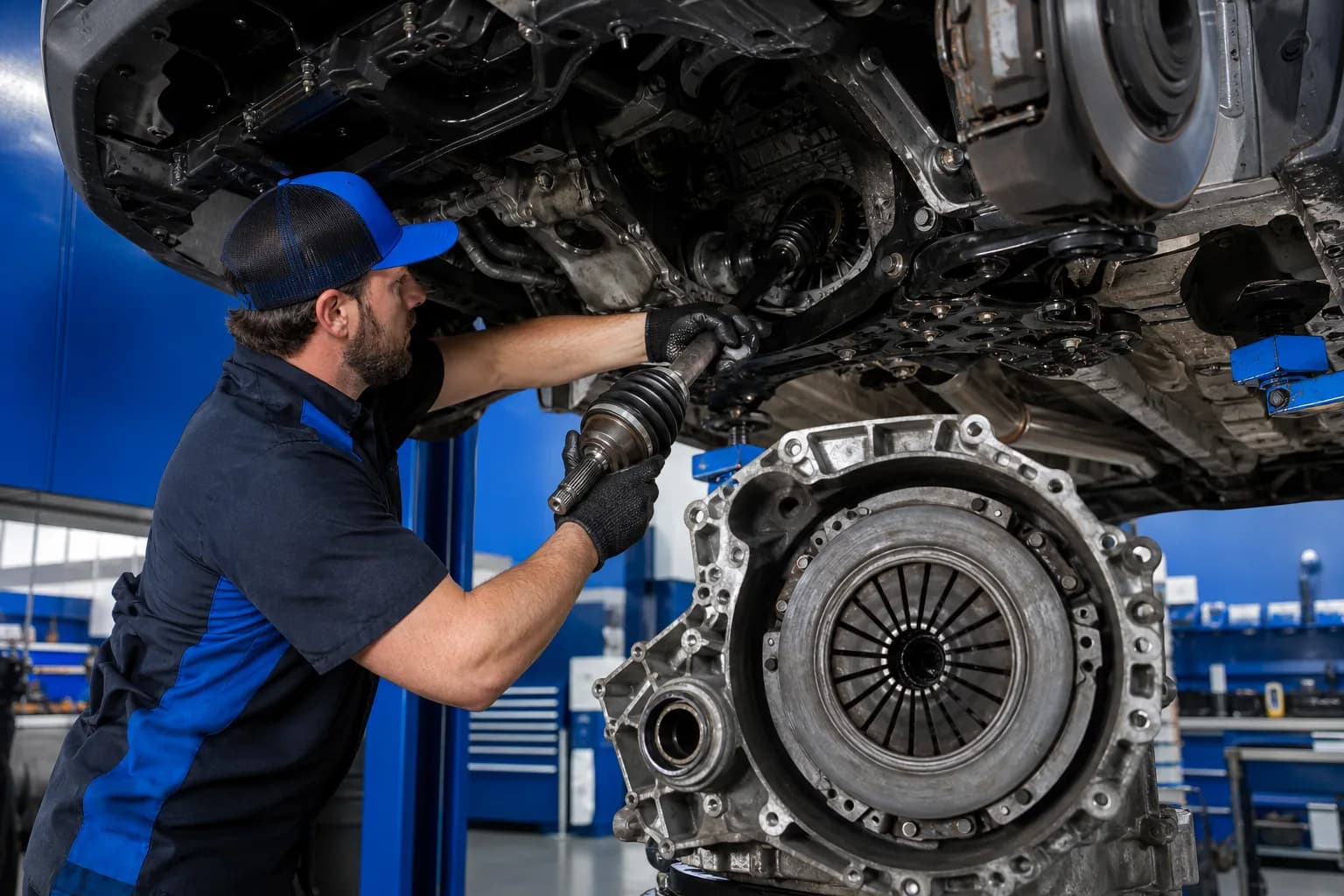 CV axle and clutch drivetrain repair at Jack's Auto Repair
